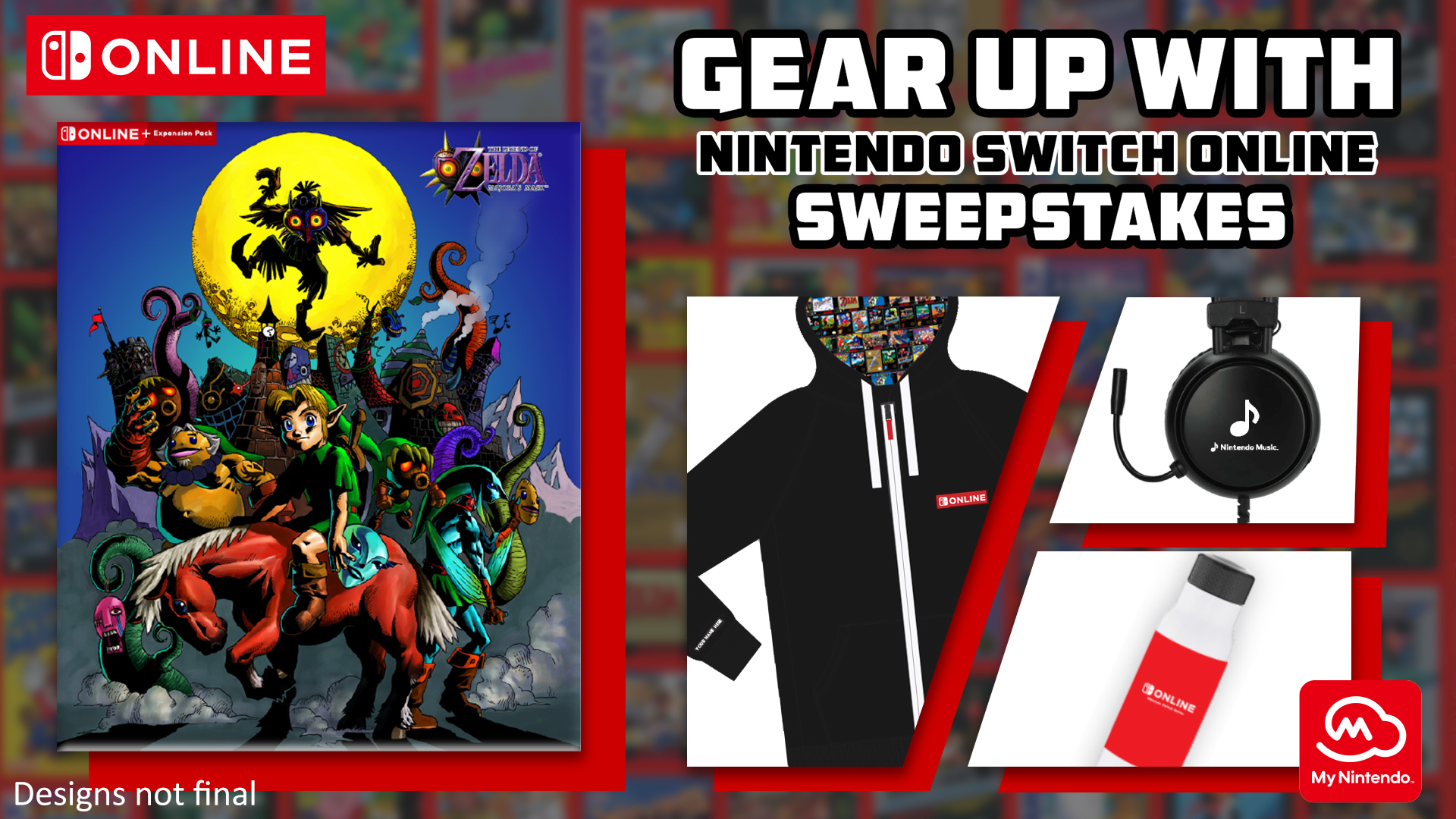 My Nintendo Gear Up With Nintendo Switch Online Sweepstakes