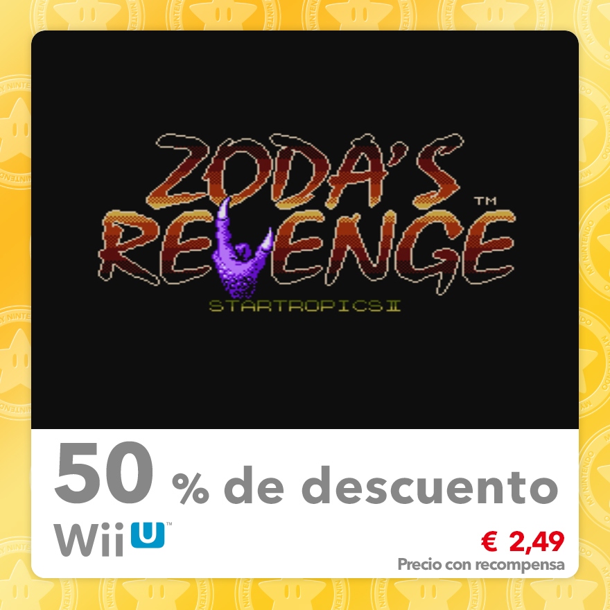 50 % de descuento en Zoda's Revenge: StarTropics II (Consola virtual NES)