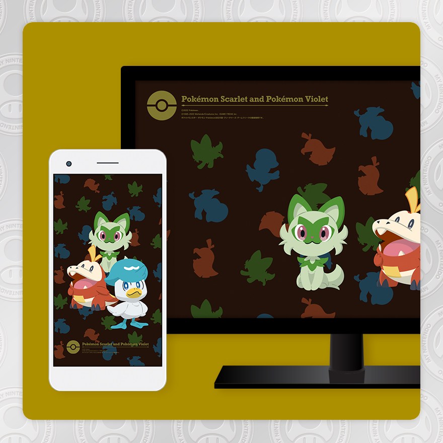Wallpaper B: Pokémon™ Scarlet and Pokémon Violet