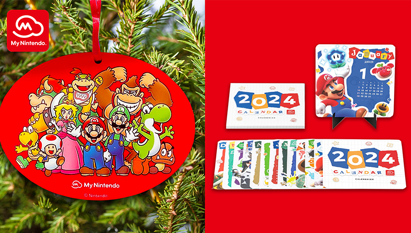 Calendrier de bureau My Nintendo 2024 - Site officiel Nintendo