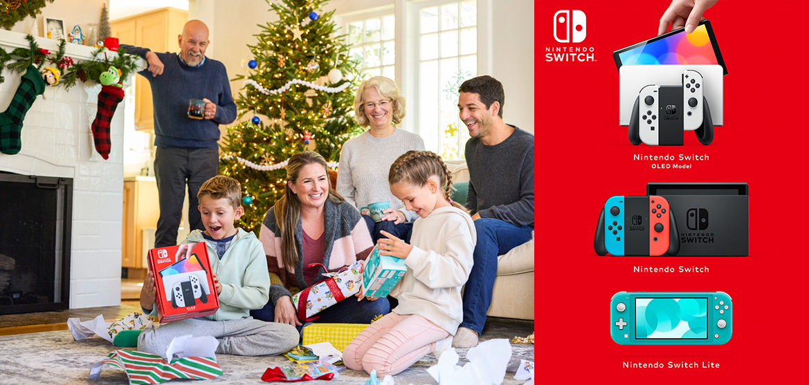 Nintendo switch christmas clearance commercial