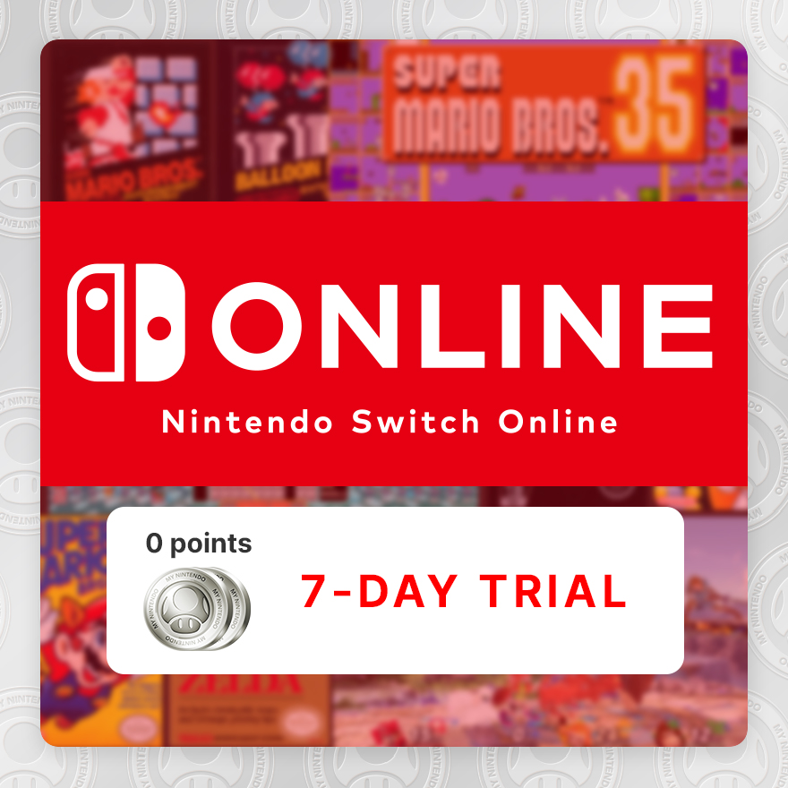 Limited Time Offer Nintendo Switch Online 7 Day Trial No Points Rewards My Nintendo