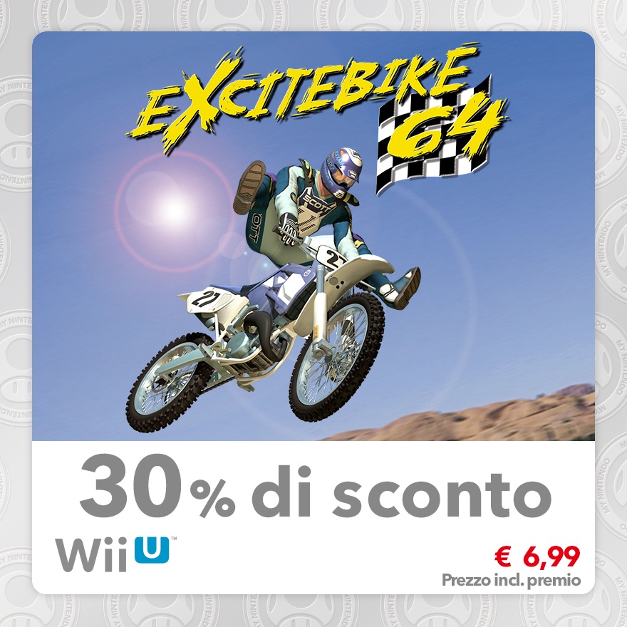 Sconto del 30% su Excitebike 64 (Virtual Console N64)