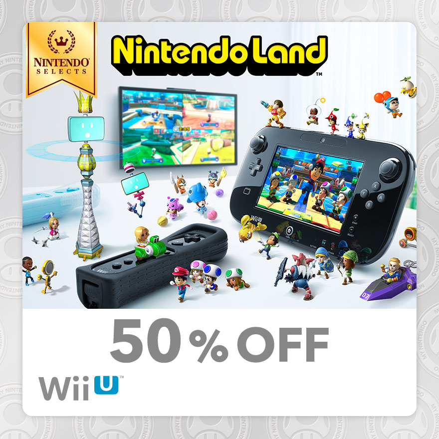 50 Discount On Nintendo Land Wii U Rewards My Nintendo
