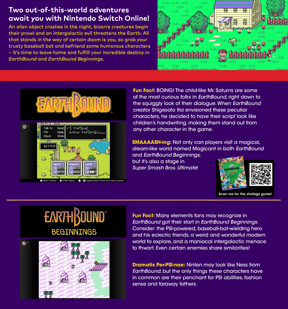 Nintendo switch snes clearance earthbound