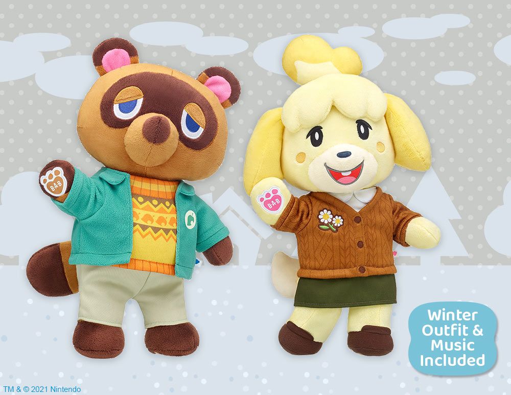 animal crossing plush build a bear