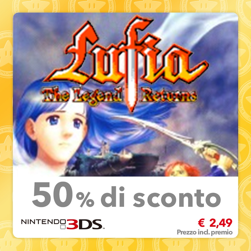 Sconto del 50% su Lufia: The Legend Returns (Virtual Console GBC)