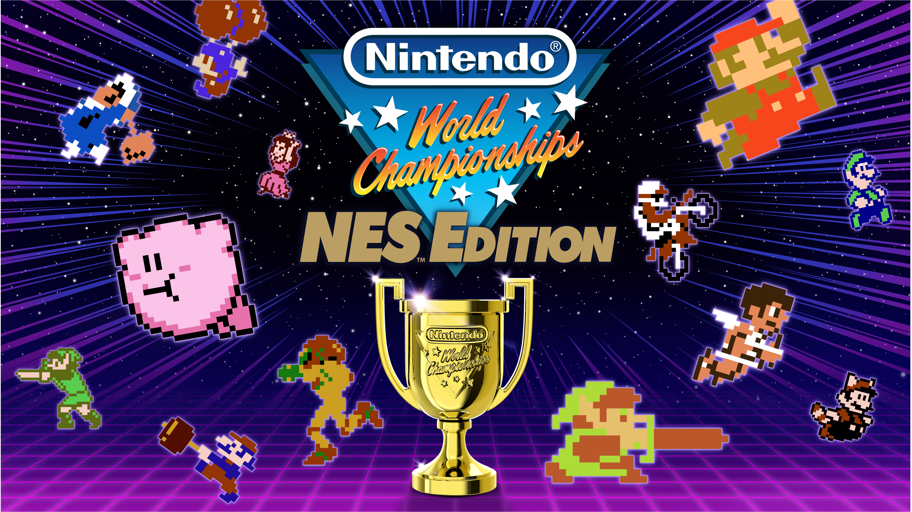 Nintendo World Championships: NES Edition game art.