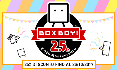2,5º anniversario di BOXBOY!