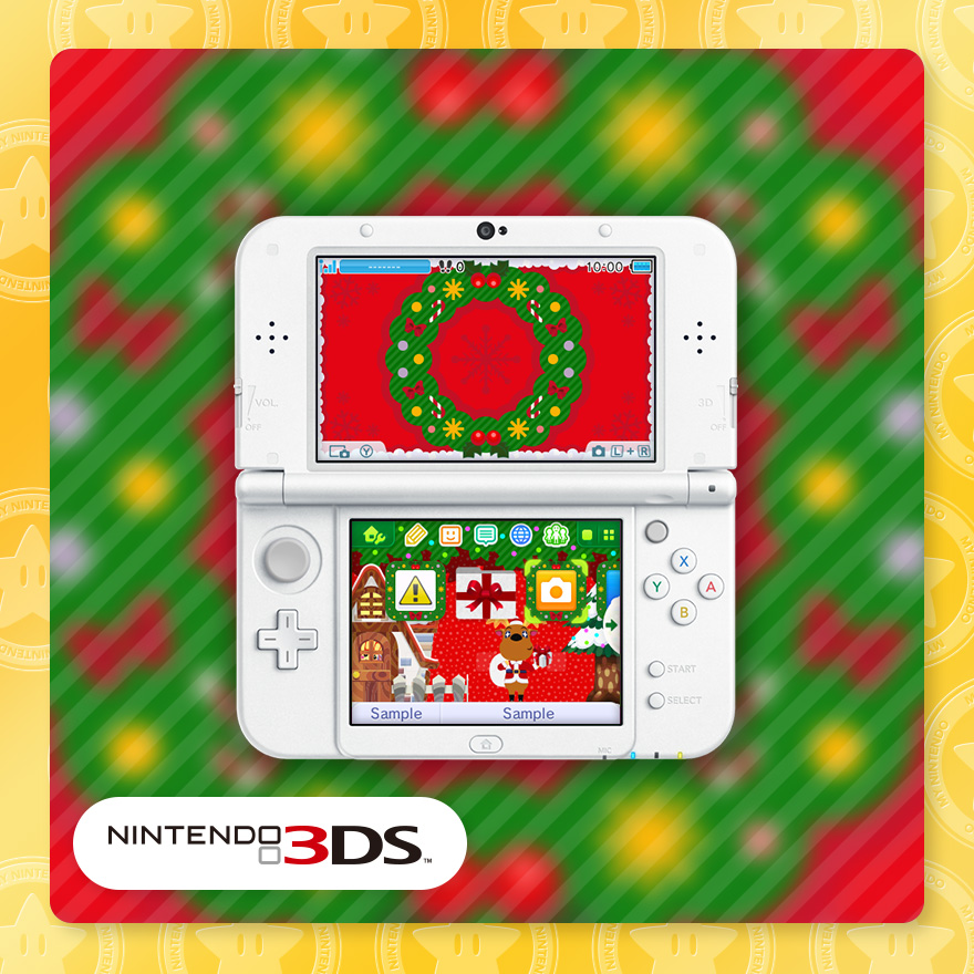 ニンテンドー3dsテーマ どうぶつの森 ジングルのクリスマス ギフト マイニンテンドー