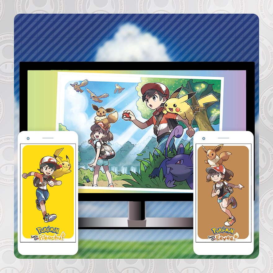 Wallpaper Pokémon Lets Go Pikachu Pokémon Lets Go Eevee