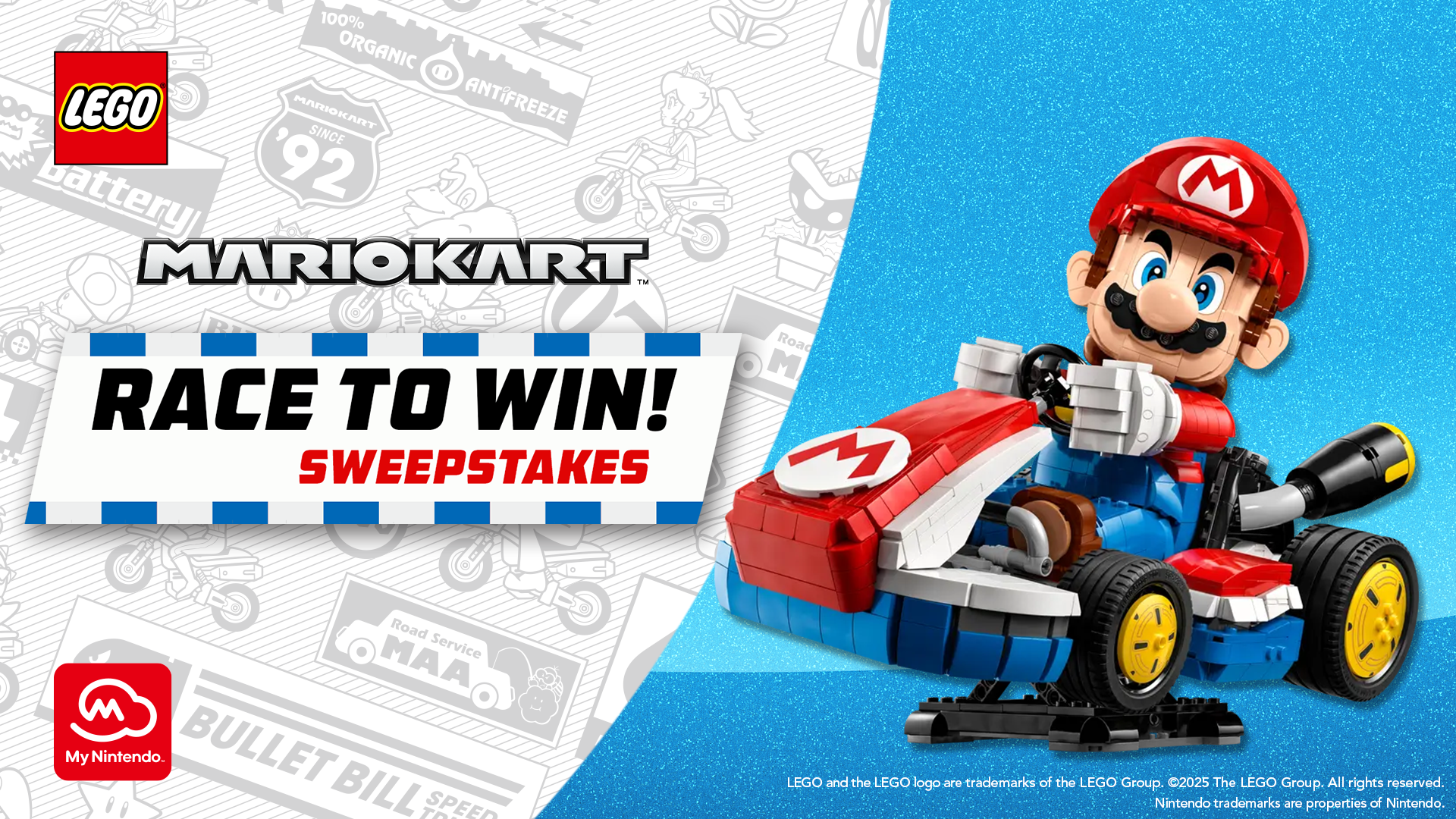 My Nintendo™ – LEGO® Mario Kart™ Race to Win! Sweepstakes
