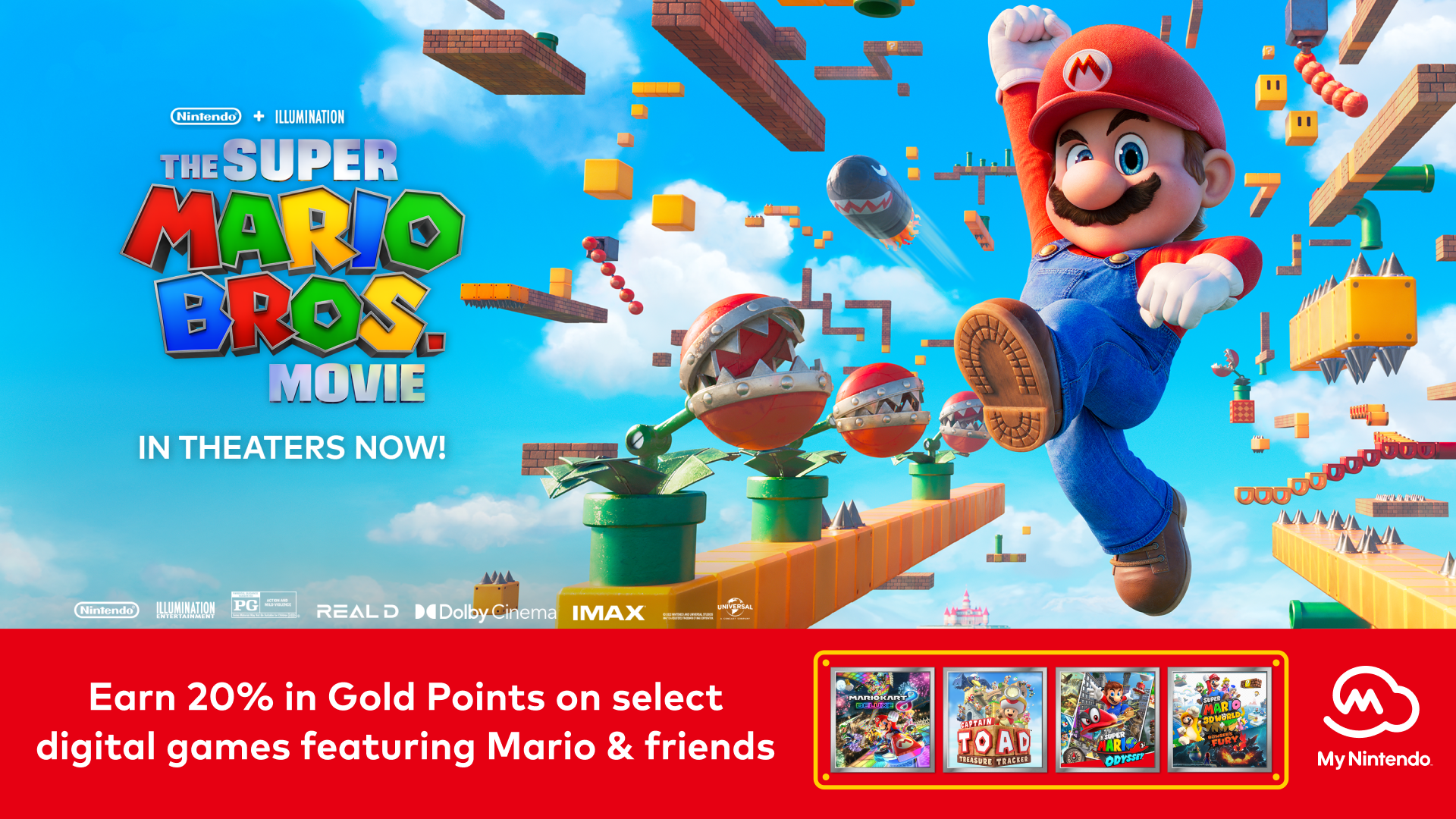 banan radius broderi Celebrate spring with ... Mario themed My Nintendo rewards! | My Nintendo  news | My Nintendo