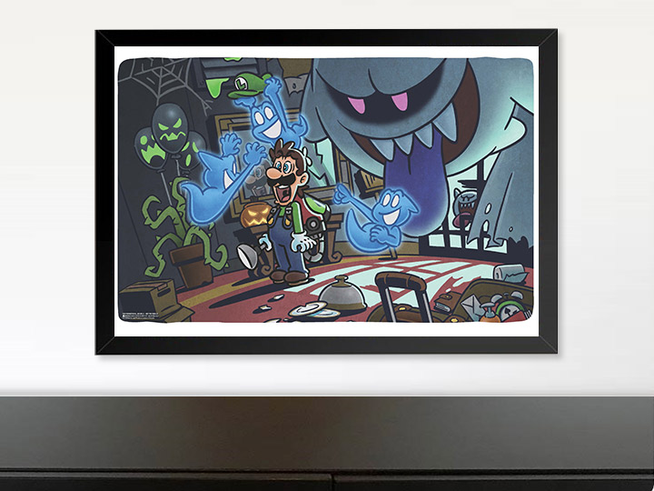 Laminated Luigi's Mansion 3 Poster  24x36" Official Licensed NEW 