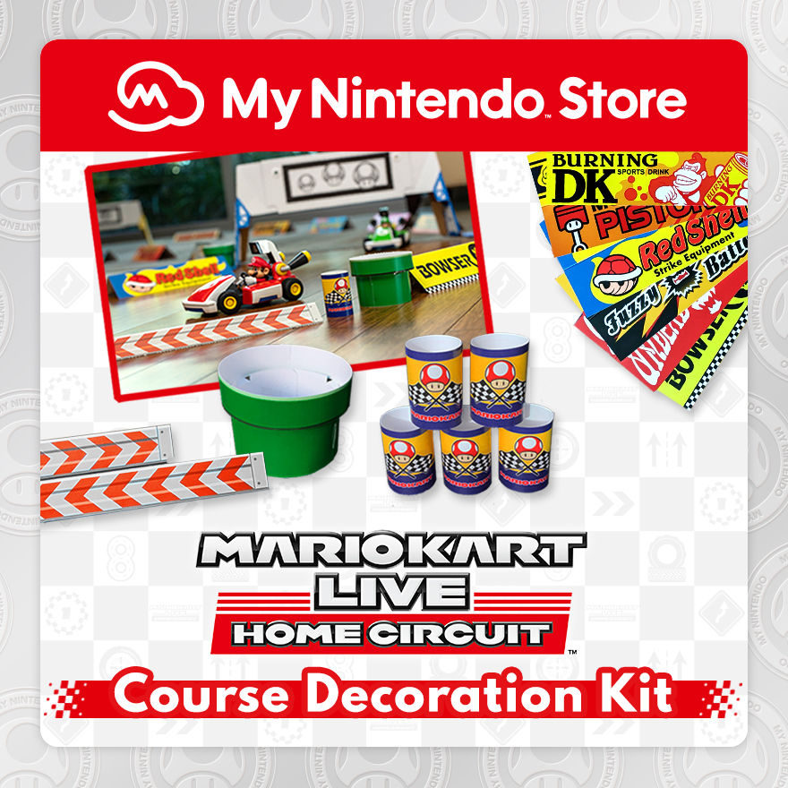 Mario Kart Live Home Circuit Course Decoration Kit Rewards My Nintendo - Mario Kart Live Home Circuit Decoration Kit