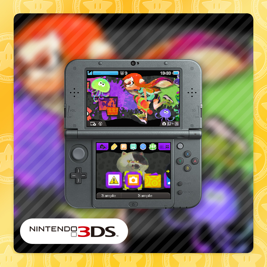 ニンテンドー3dsテーマ Splatoon スプラトゥーン イカしたテーマ Rewards My Nintendo