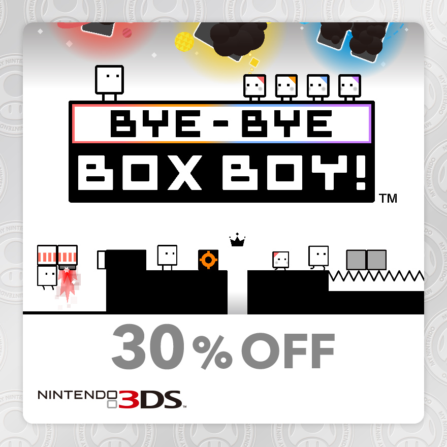   30% Discount on BYE-BYE BOXBOY!™ (Nintendo 3DS)