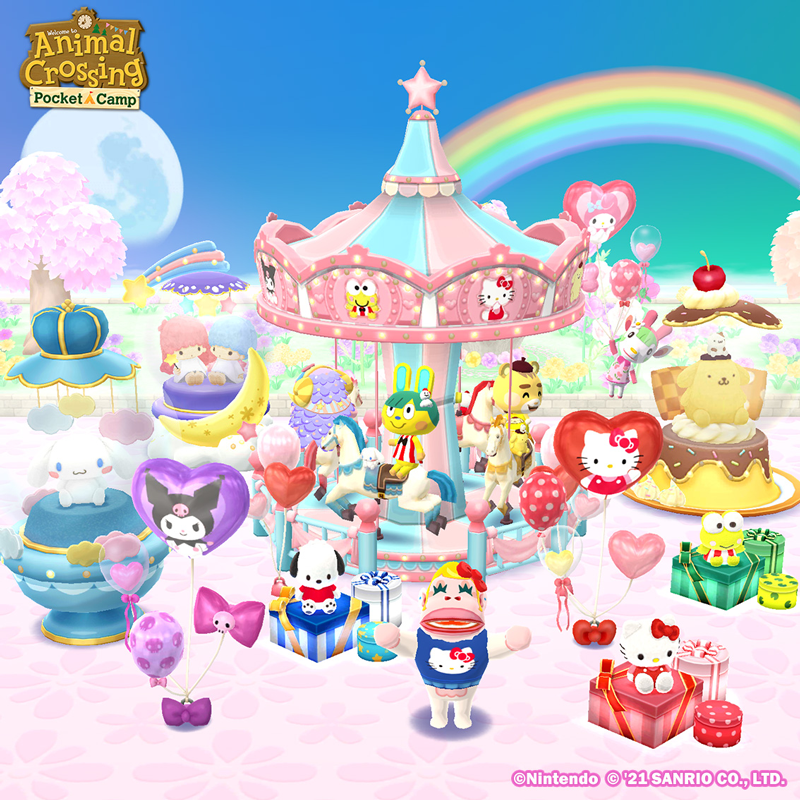 New wallpapers!] Official set of Animal Crossing Sanrio phone wallpapers  released, get them here - Animal Crossing World