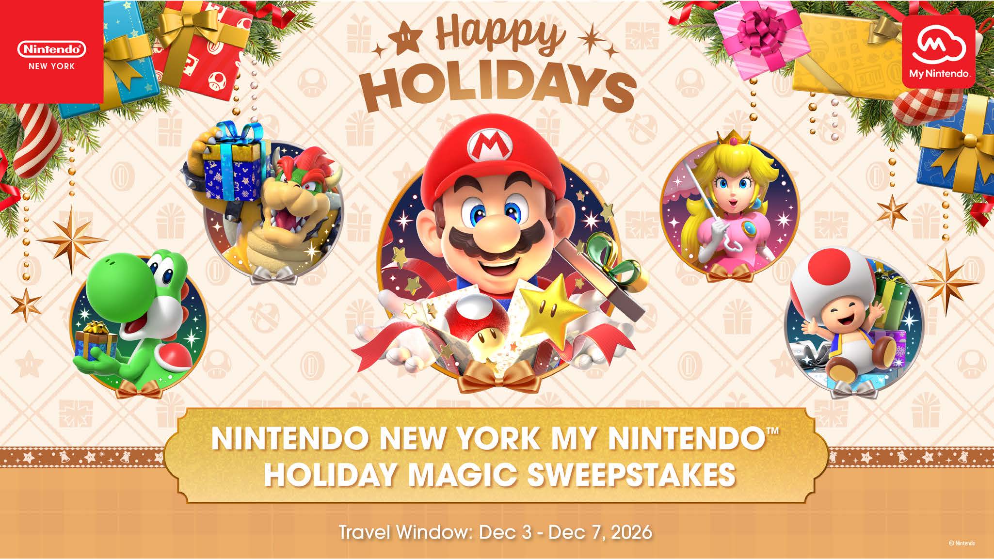 Nintendo NEW YORK My Nintendo™ Holiday Magic Sweepstakes | Rewards | My ...