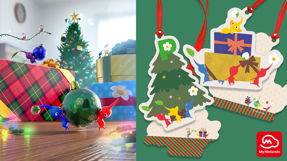   
Printable: Pikmin holiday decoration