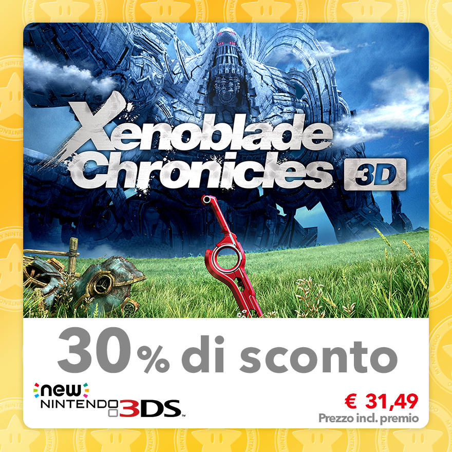 Sconto del 30% su Xenoblade Chronicles 3D