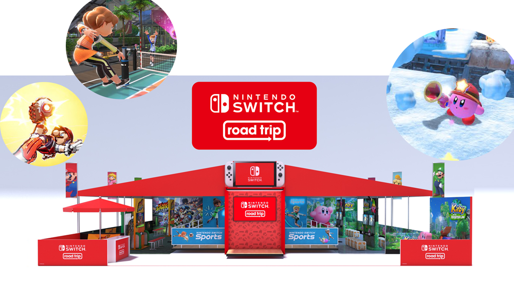 Bring the family and play the latest games at the Nintendo Switch