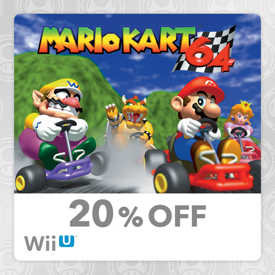 Mario kart best sale 64 wii u