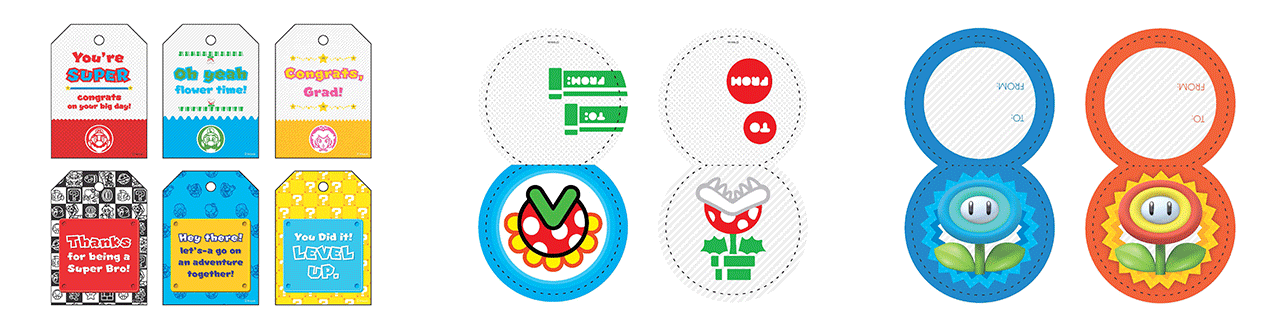 Imprimable Etiquettes Et Marqueurs Pour Pot De Fleurs Sur Le Theme De Super Mario Bros Recompenses My Nintendo