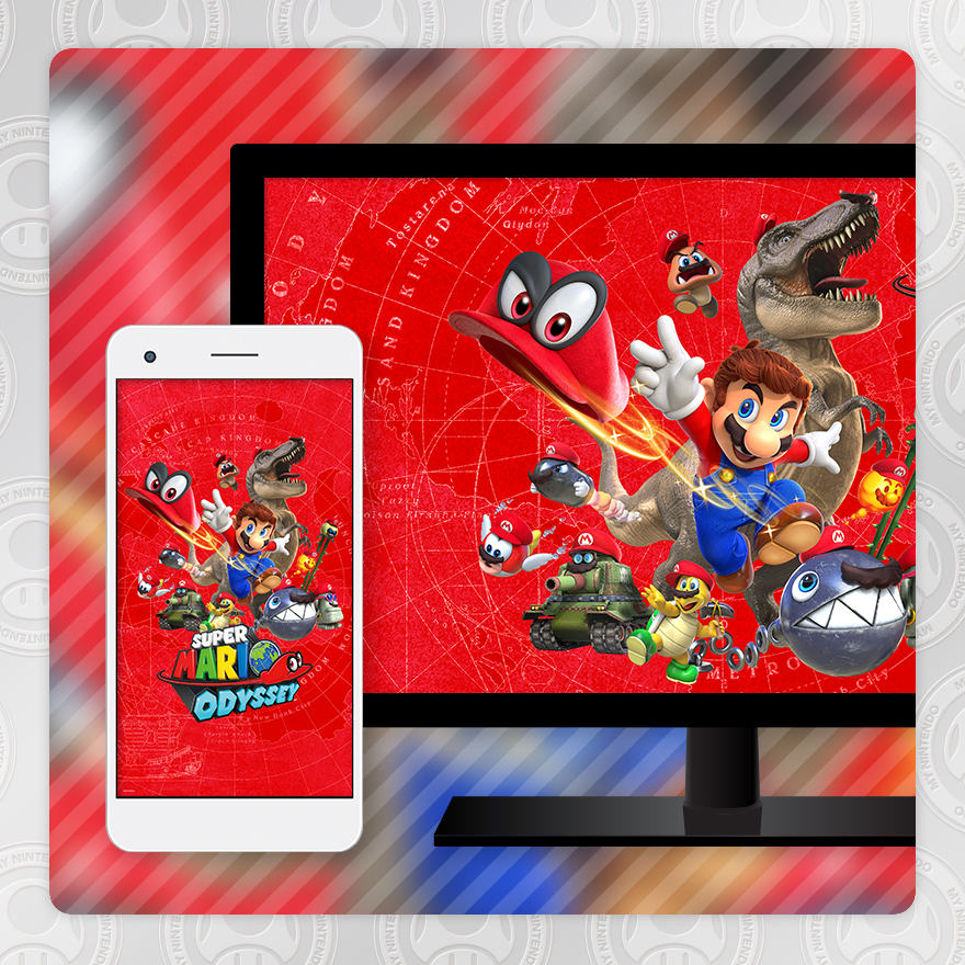 wallpaper super mario odyssey cappy rewards my nintendo wallpaper super mario odyssey cappy