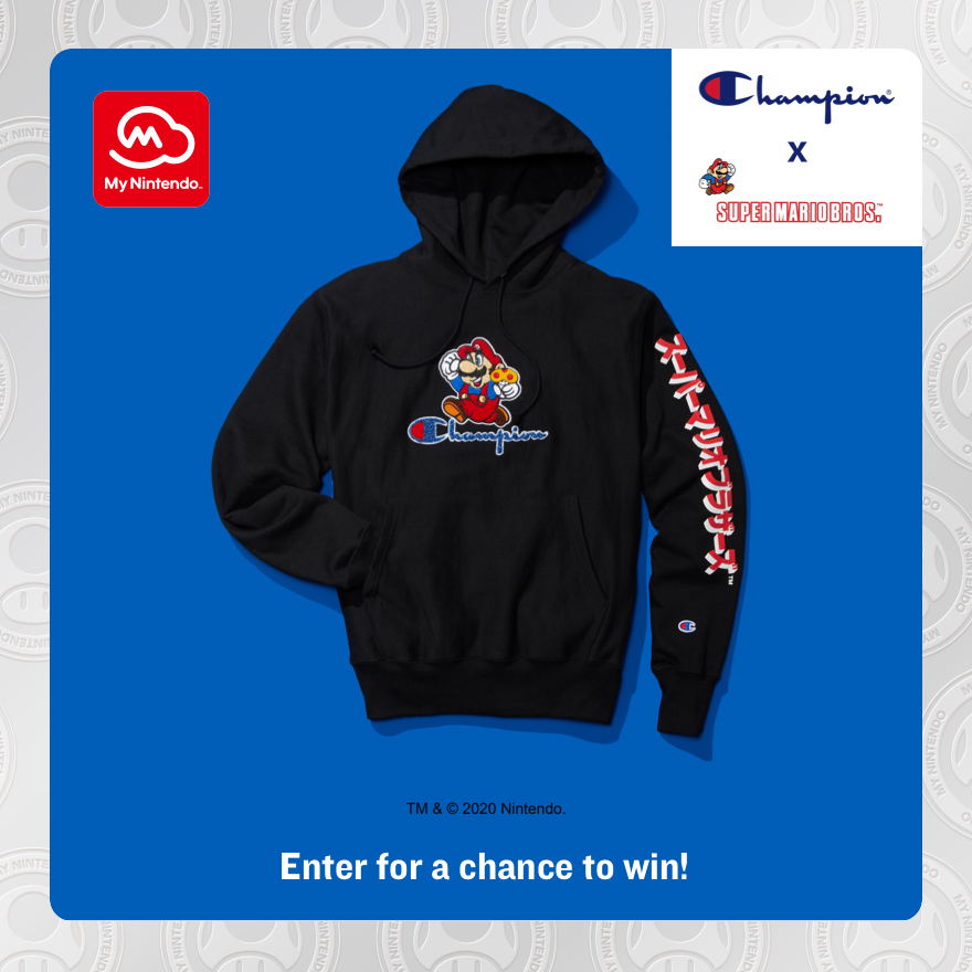 Mario hoodie online champion