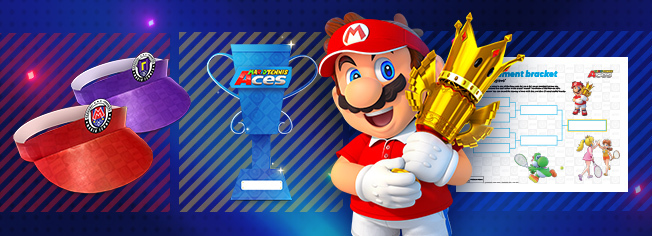 Mario Tennis Aces party pack