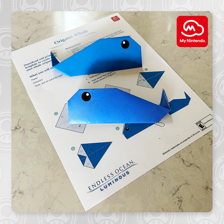 Origami Of A Whale