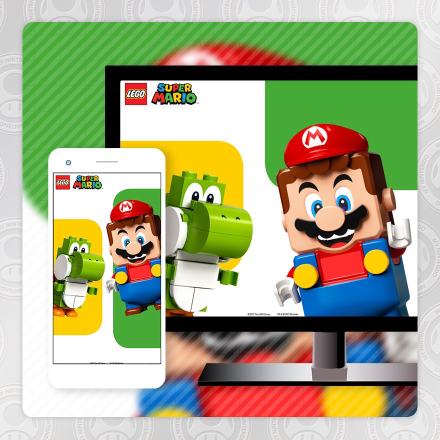 Fondo de pantalla – LEGO® Super Mario™: Mario y Yoshi