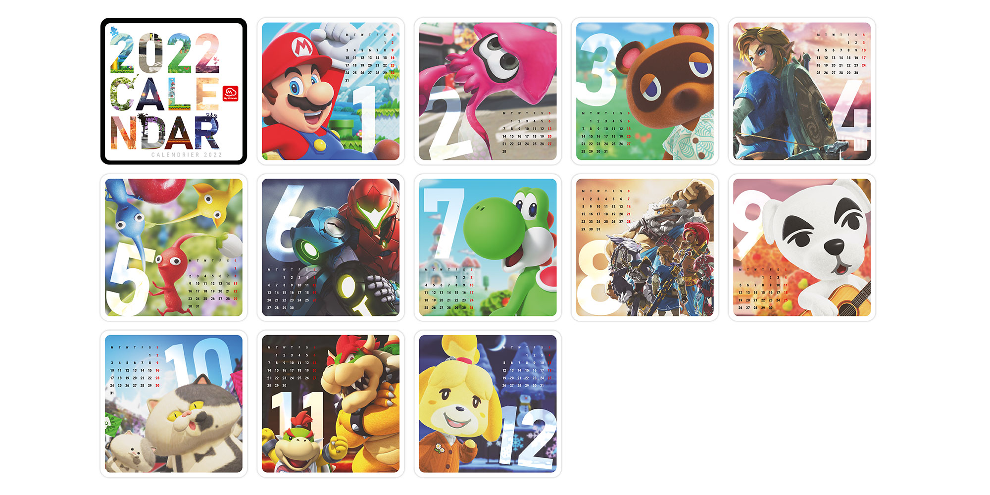 Nintendo Calendar 2022 My Nintendo Calendar 2022 | Rewards | My Nintendo