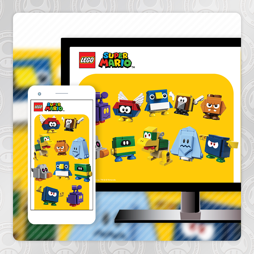 Wallpaper – LEGO® Super Mario™: Characters