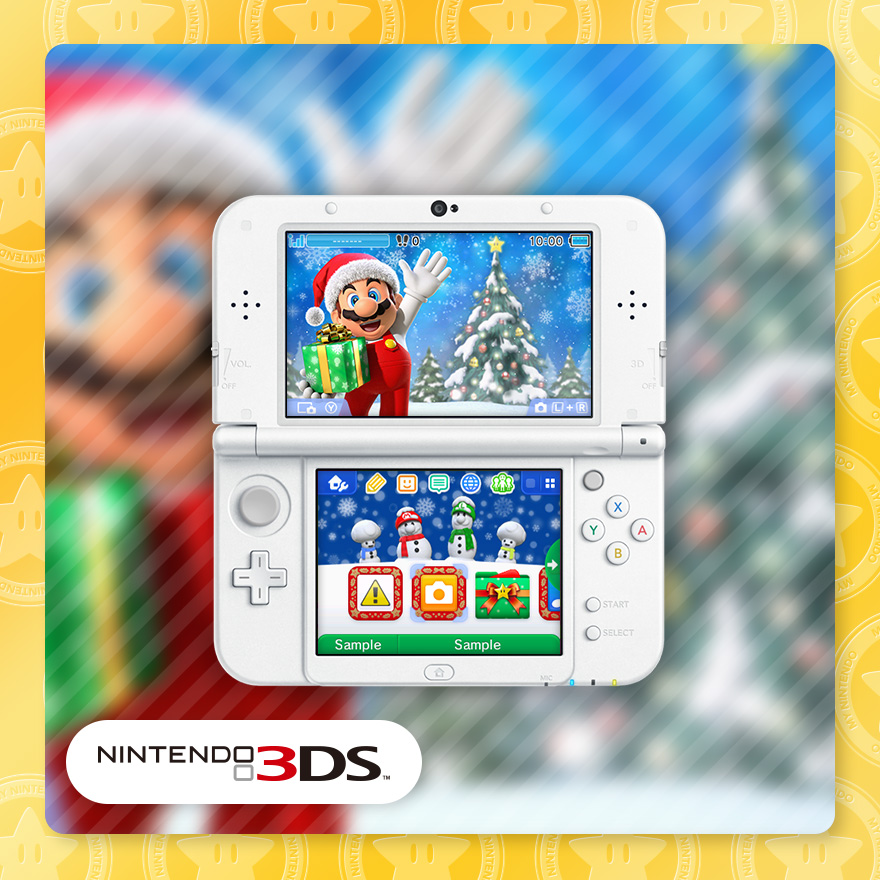 ニンテンドー3dsテーマ マリオのウィンター ワンダーランド ギフト マイニンテンドー
