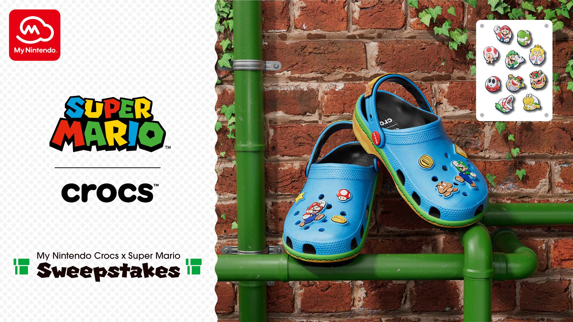 My Nintendo™ Crocs™ x Super Mario™ Sweepstakes | Rewards | My Nintendo