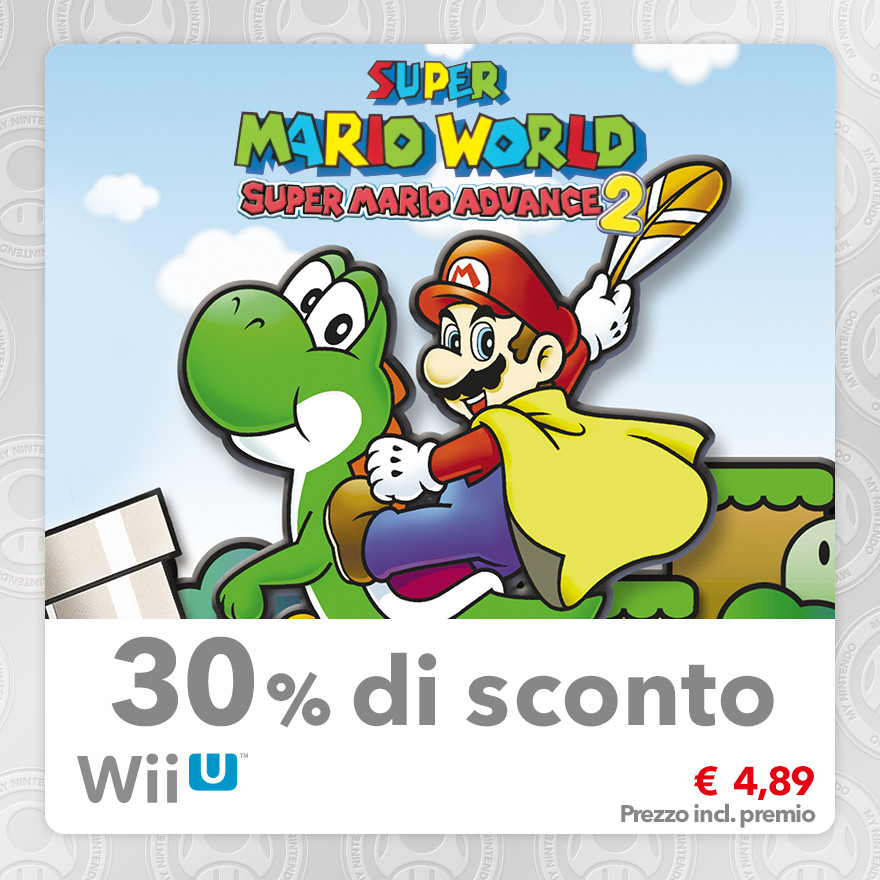 Sconto del 30% su Super Mario World: Super Mario Advance 2 (Virtual Console GBA)