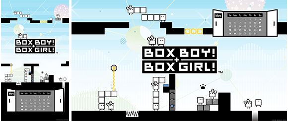 May calendar: BOXBOY! + BOXGIRL!™ | Rewards | My Nintendo