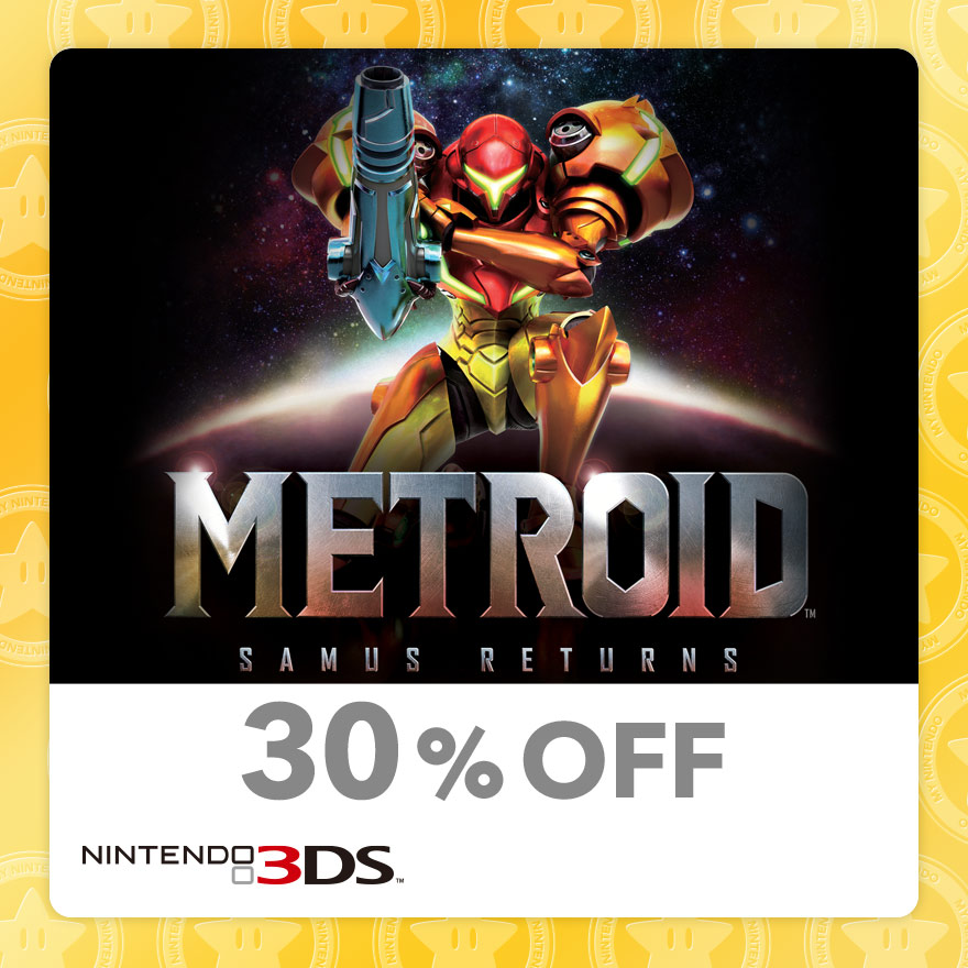 30% Discount on Metroid: Samus Returns (Nintendo 3DS)