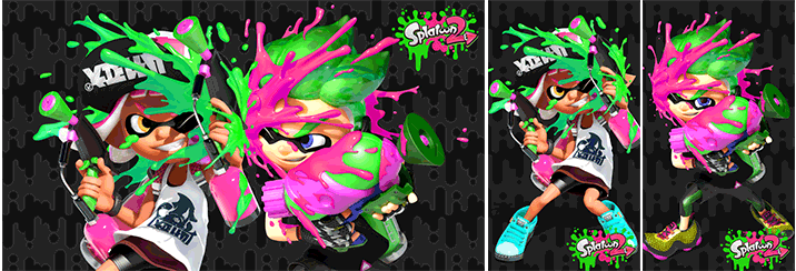 Wallpaper Splatoon 2 Inklings Rewards My Nintendo