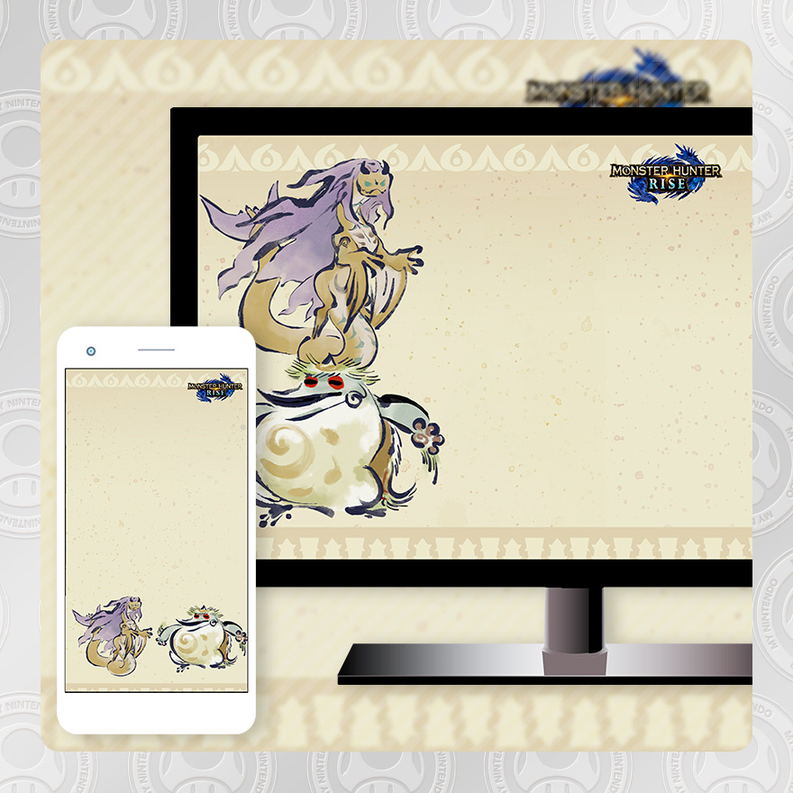 Monster Hunter Rise Is Here Celebrate The Launch With New Wallpapers マイニンテンドーからのお知らせ マイニンテンドー