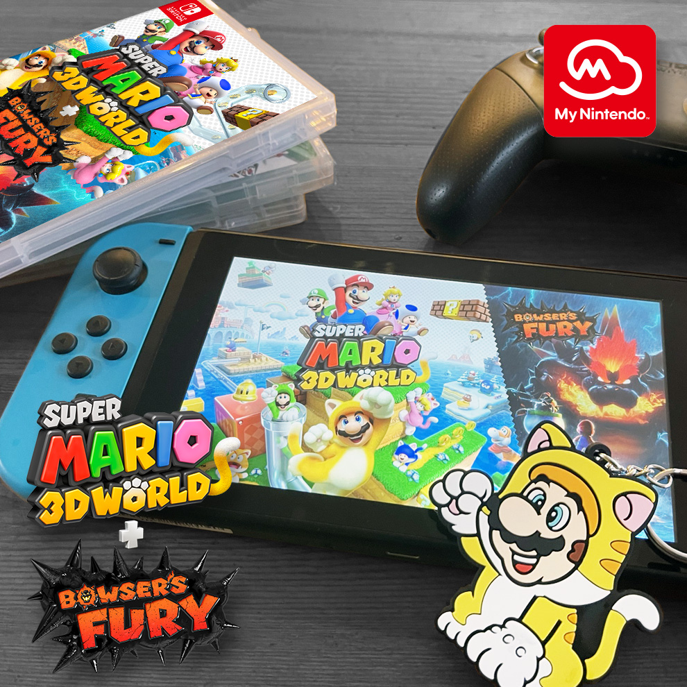 Free Super Mario 3D World + Bowser's Fury Cat Mario Keychain code :  r/MyNintendo