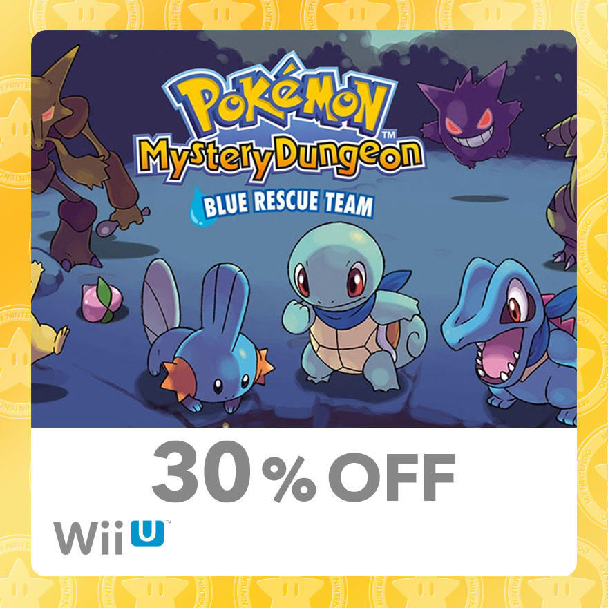 30% Discount on Pokémon™ Mystery Dungeon: Blue Rescue Team