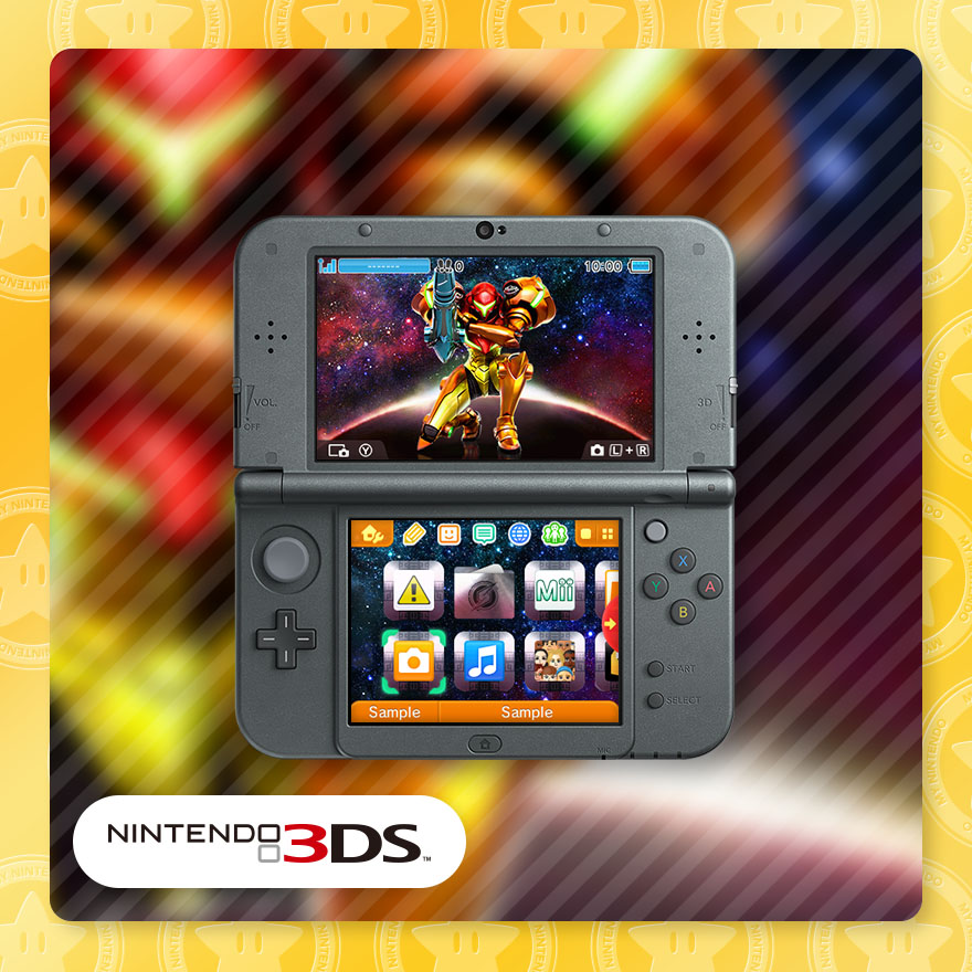 ニンテンドー3DSテーマ 『メトロイド サムスリターンズ サムス