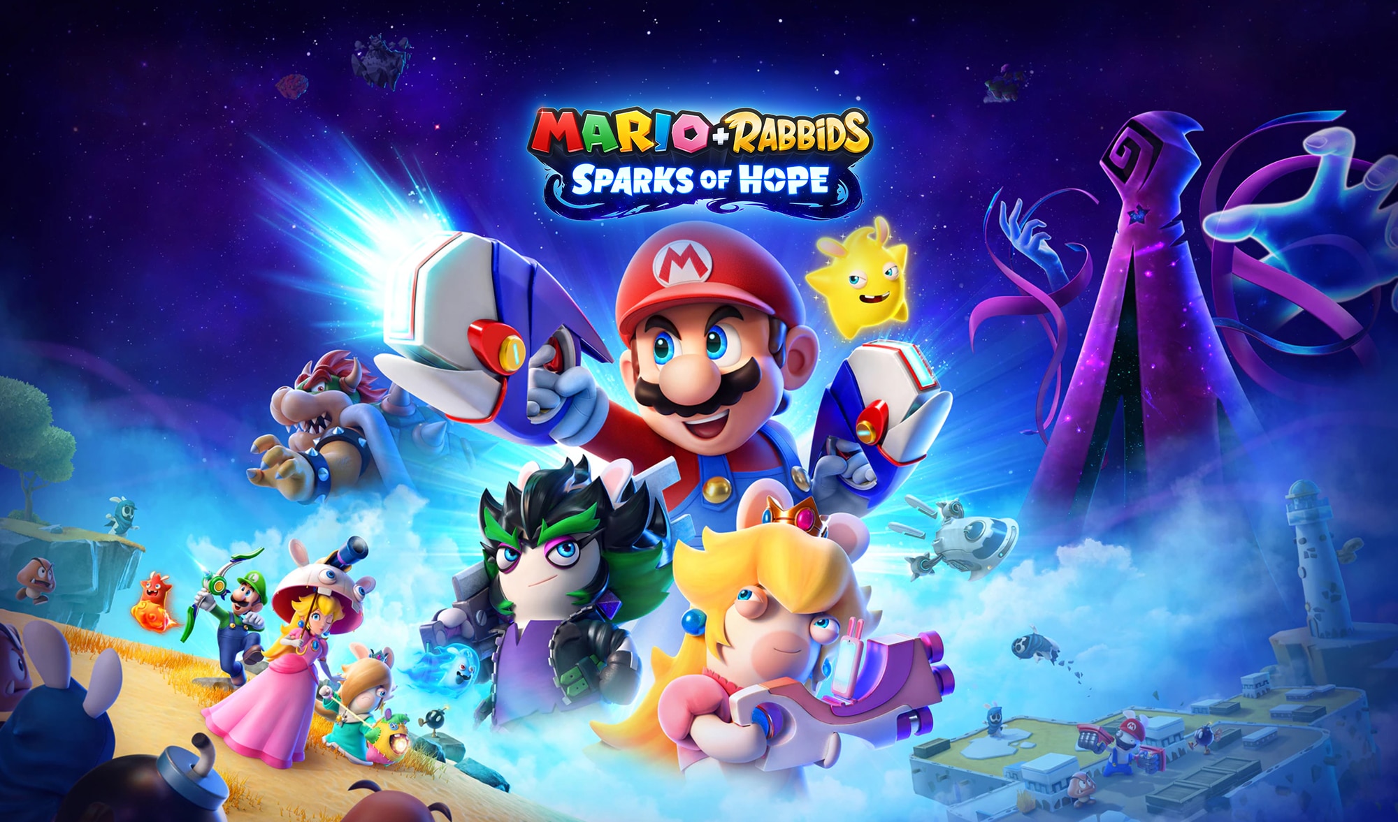 Mario + Rabbids: Sparks of Hope - Nintendo Switch + Exclusive Sticker Set 