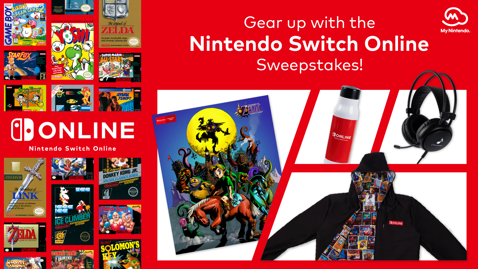 My Nintendo Gear Up With Nintendo Switch Online Sweepstakes
