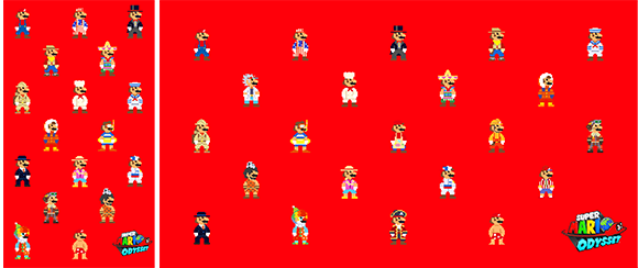 Fond Décran Super Mario Odyssey Pixel Mario