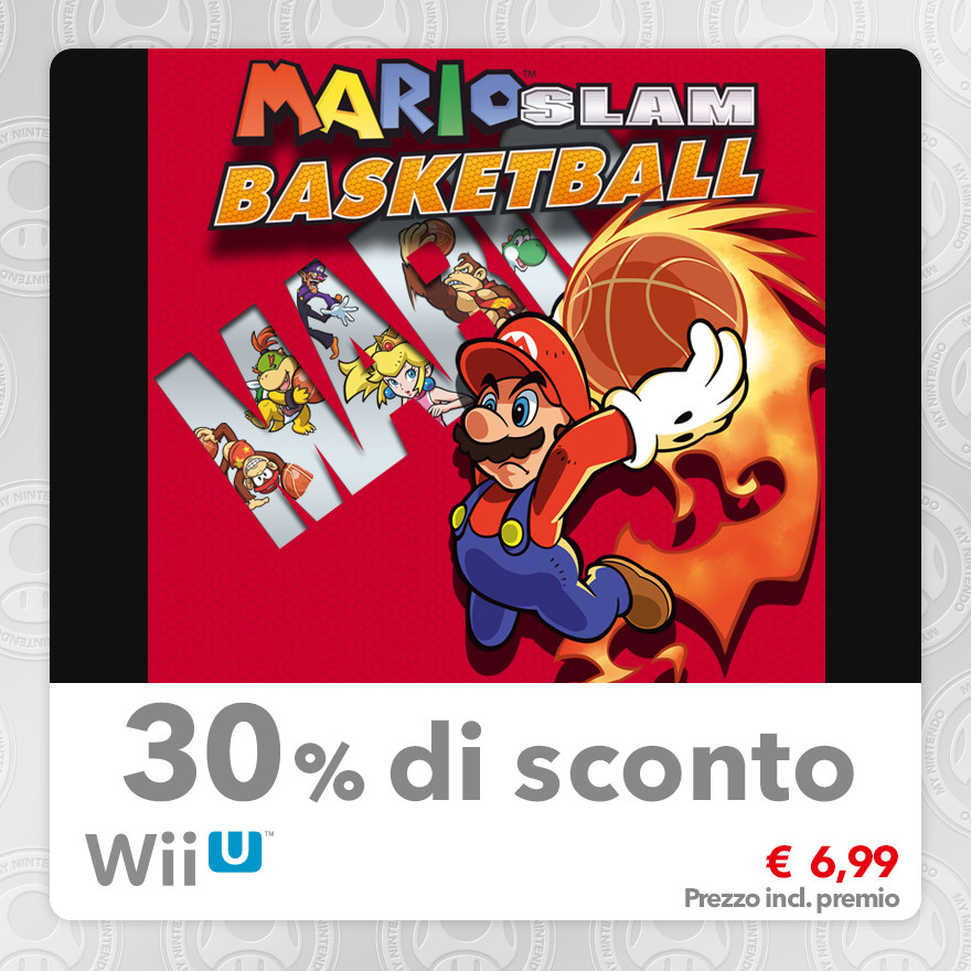Sconto del 30% su Mario Slam Basketball (Virtual Console DS)