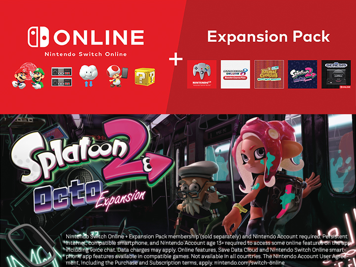 Splatoon 2: Octo Expansion DLC added as Nintendo Switch Online + Expansion  Pack benefit! - News - Nintendo Official Site